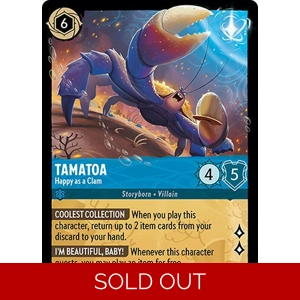 Tamatoa, Happy as a Clam